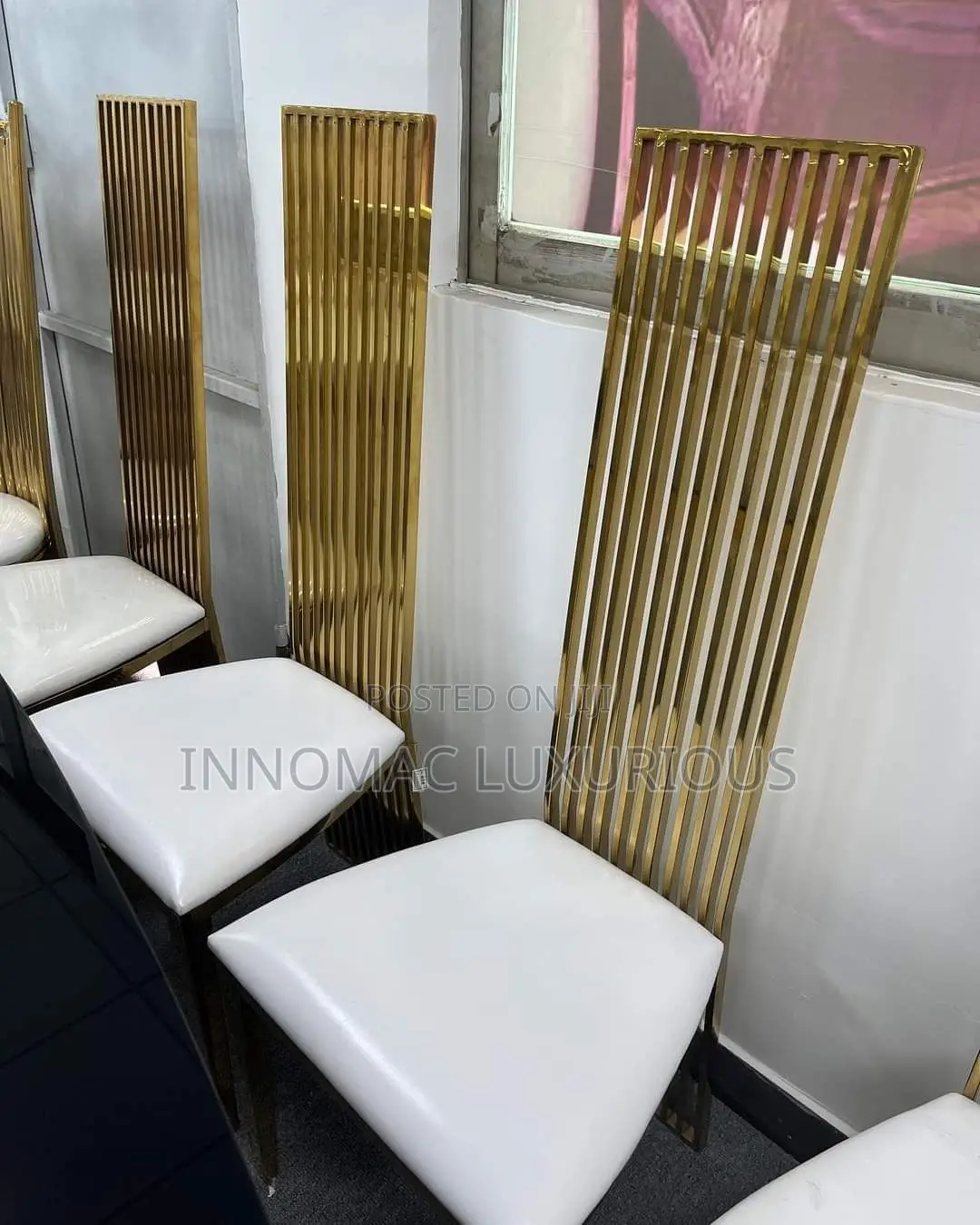 Royal Gold High Back Event Chair