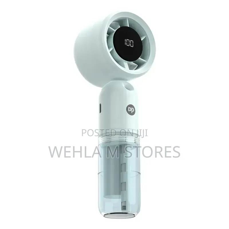 Portable 3000mah Ice Cooling Handheld Mist Spray Fan Dp-7645