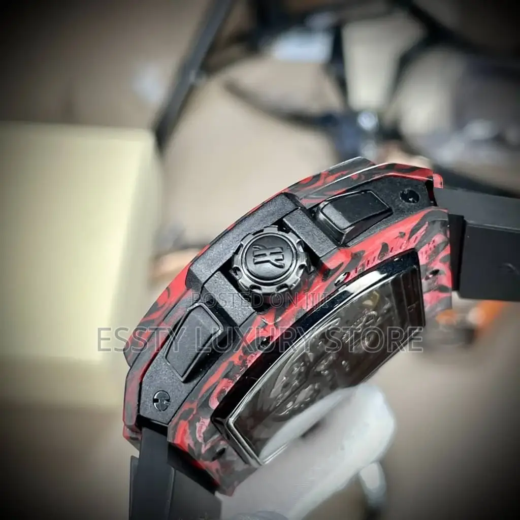 Automatic Quality Luxury Hublot Rubber Wristwatch