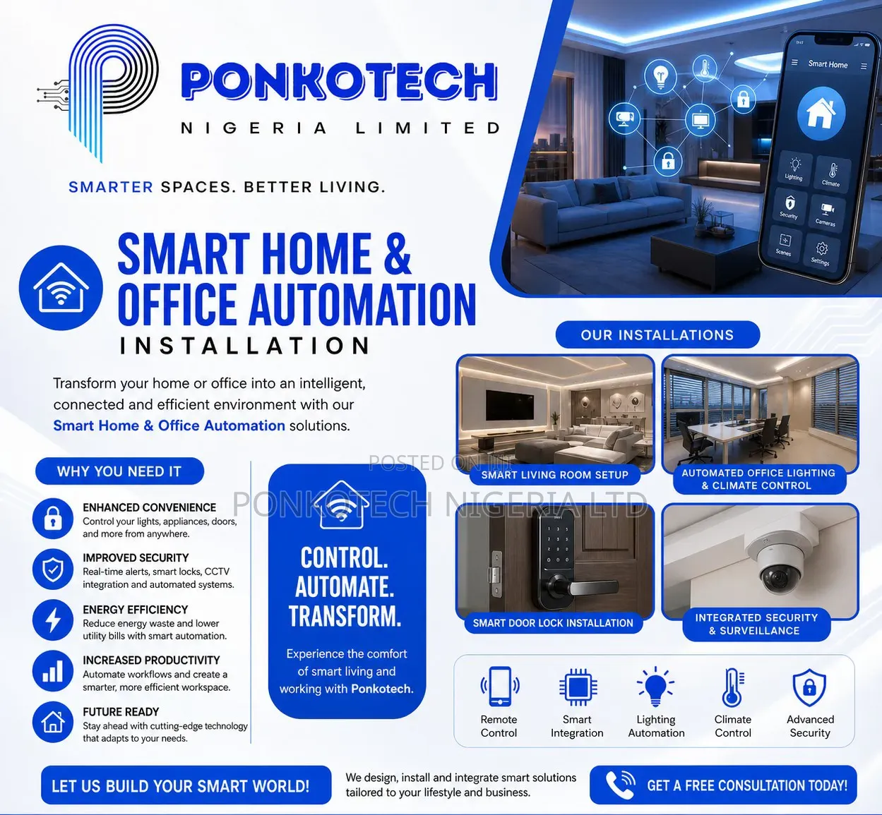 Smart Home Office Automation Installation In Nigeria