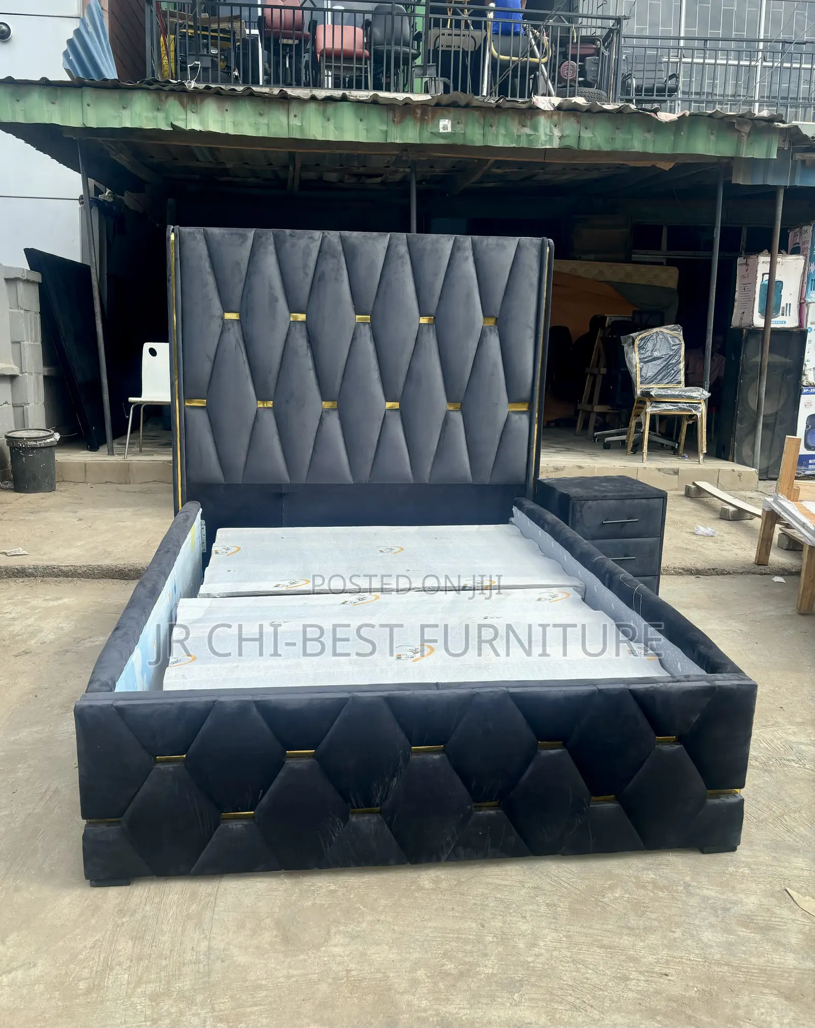4.5 by 6 Upholstery Bedframe Produced With HDF Board