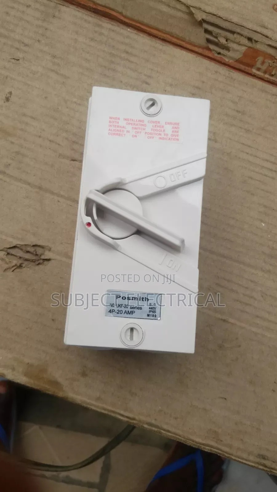 20amps 4pole Isolator Switch Posmith