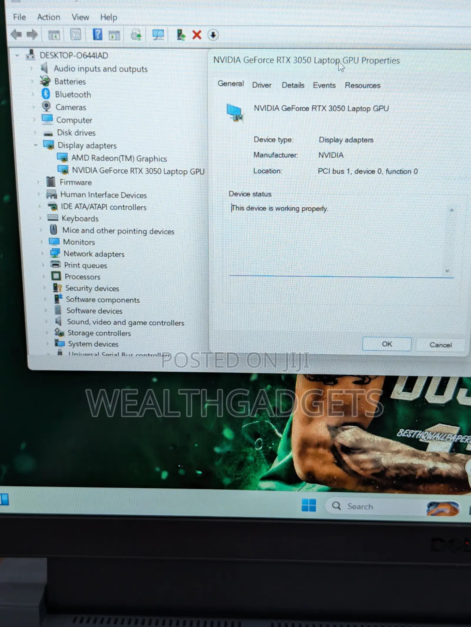 Laptop Dell G15 5511 32GB AMD Ryzen 5 SSD 512GB