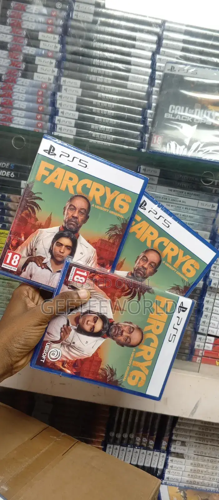 Farcry 6 Ps5 Game Disc