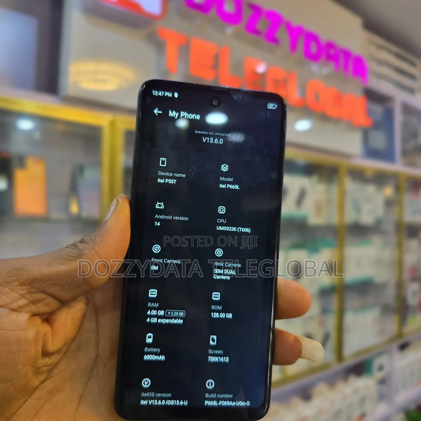 Itel P55+ 128 GB Black
