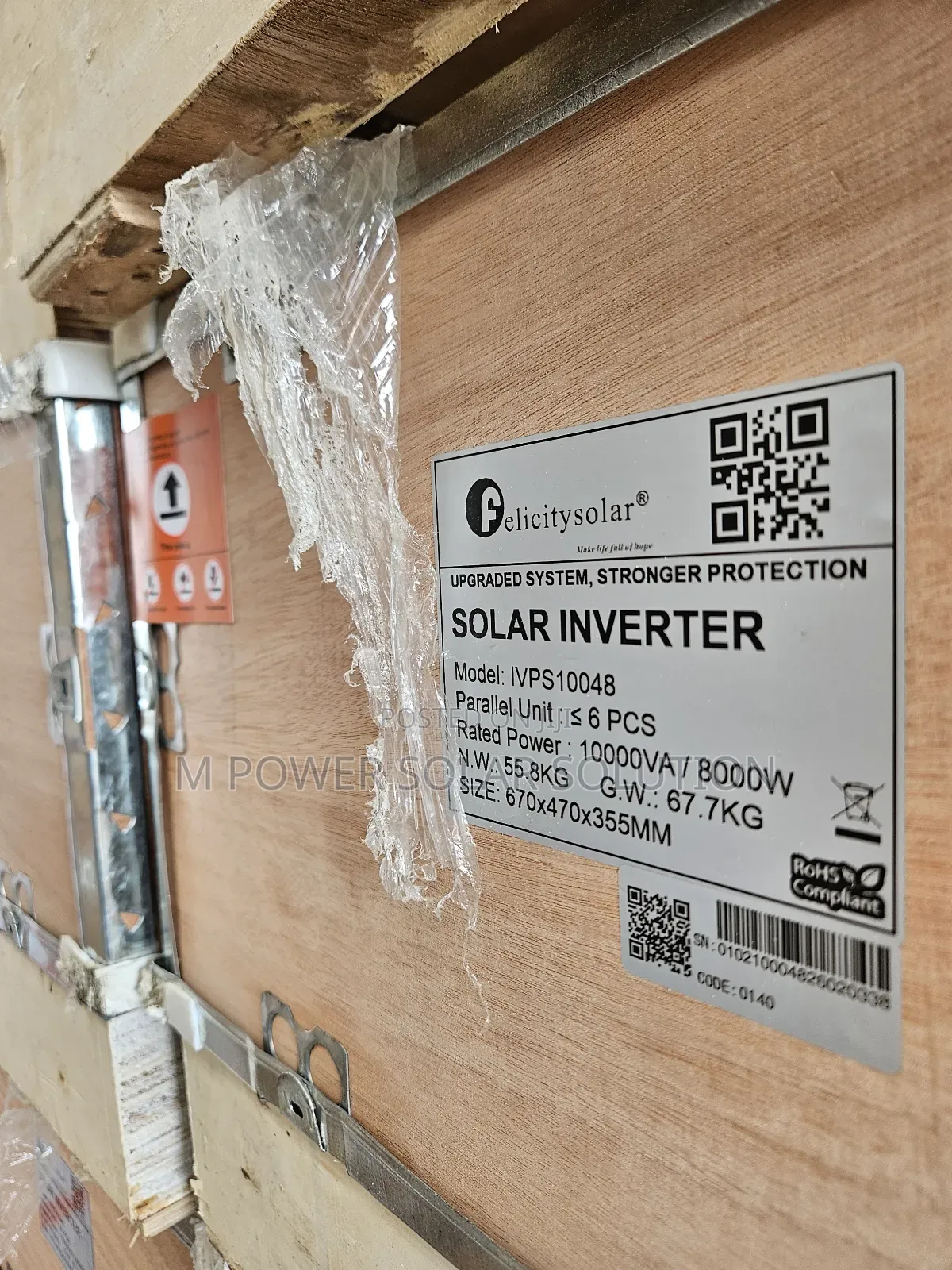 10kva Felicity Non-Hybrid Ivps Solar Inverters