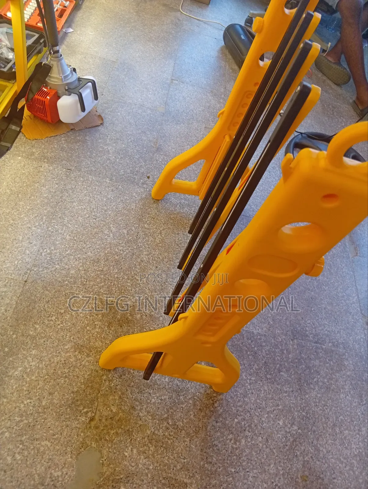 Yellow Safety Barricade