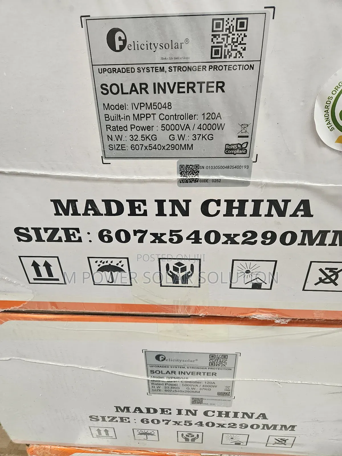 5kva 48v Felicity Ivpm Hybrid Solar Inverters