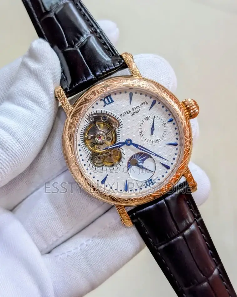 High Quality Luxury Patek Philippe Leather Wristwatch