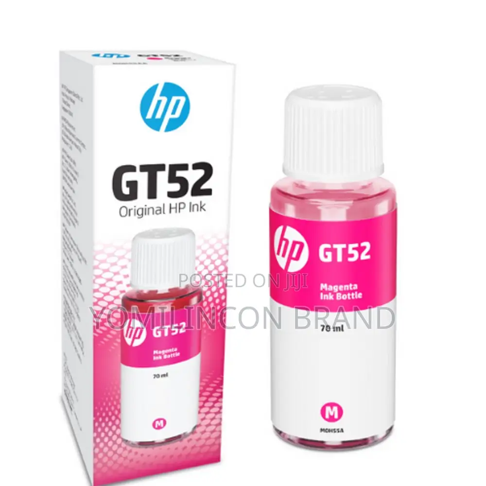 Hp Gt52 Mangenta Ink