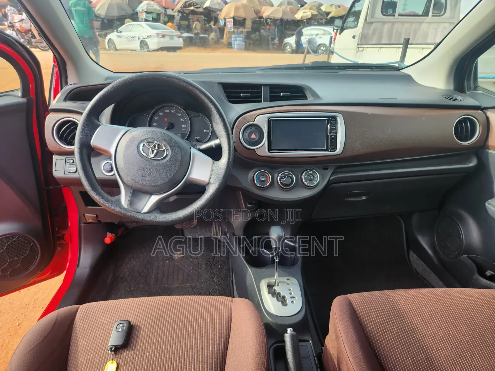 Toyota Yaris 2013 Red