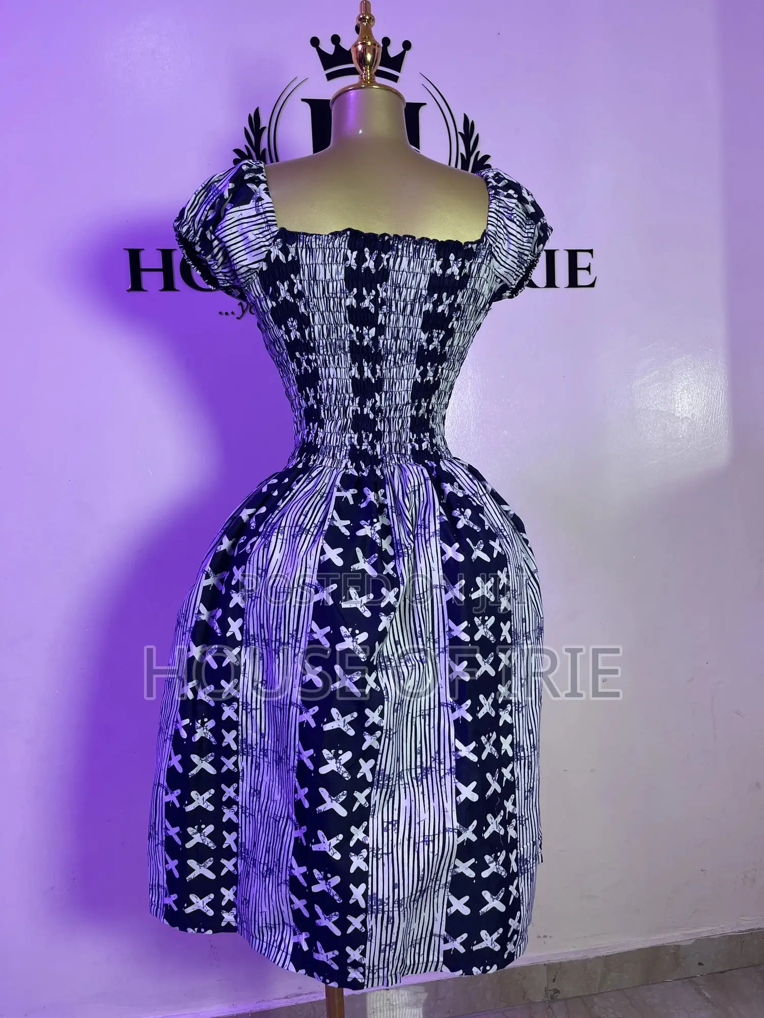 Adasa Smocked Dress