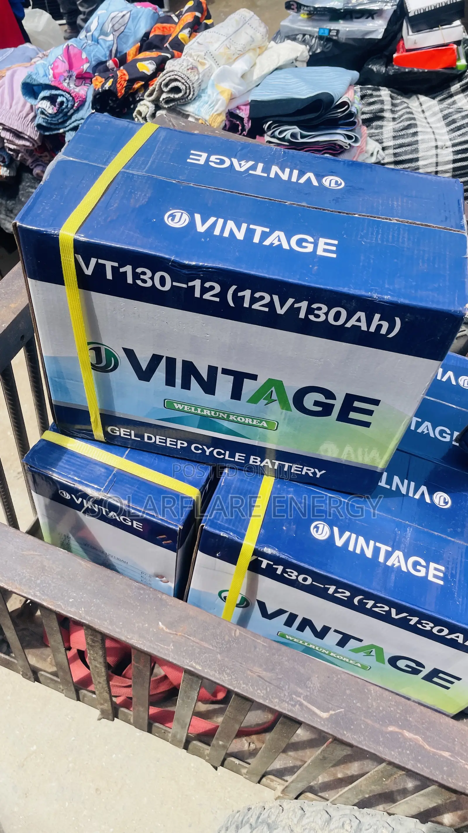Vintage 130ah Battery