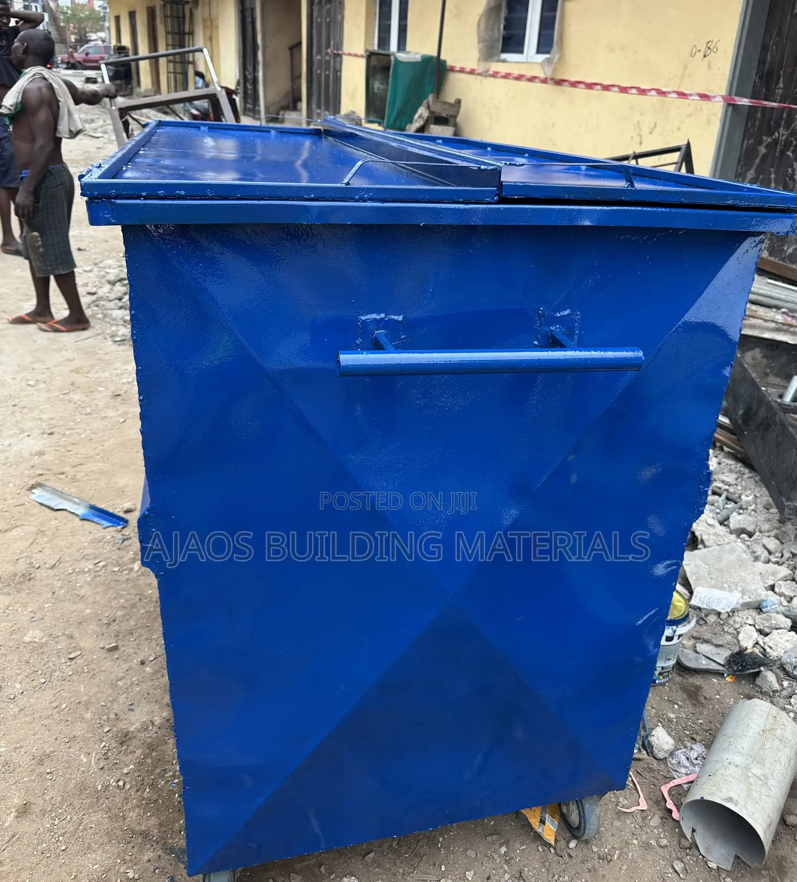 2000l Durable Metal Painted Iron Waste Bin Disposal
