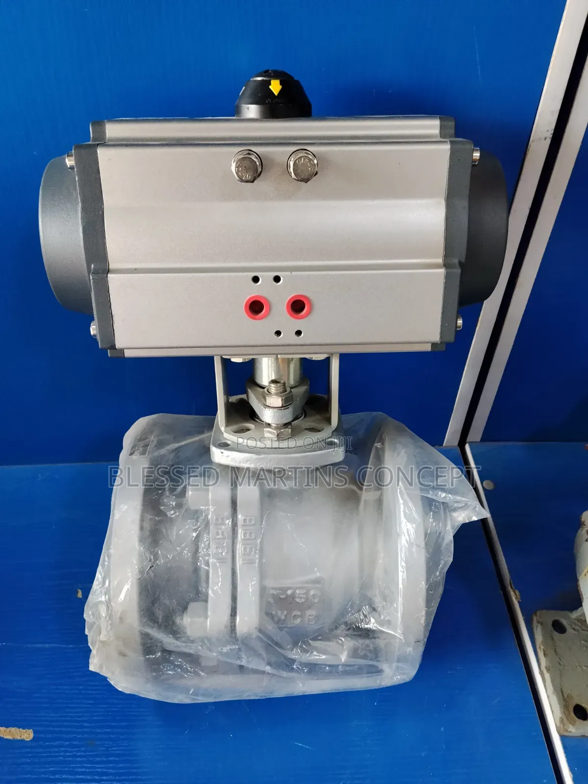 3" Two-Ways Flange Type Pneumatic Stainless Actuator Valve