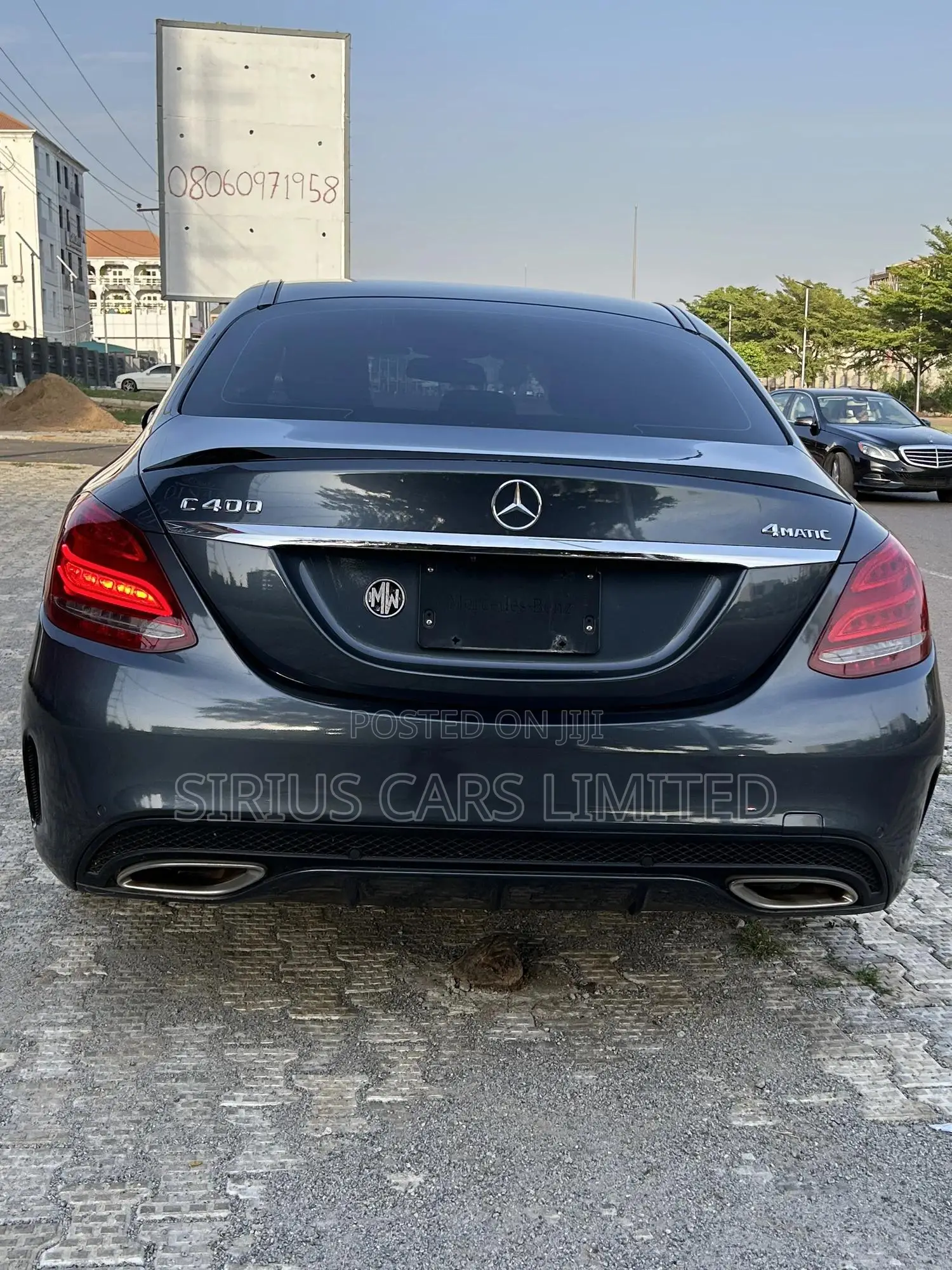 Mercedes-Benz C400 4Matic AWD Sedan (3.0L V6 7A) 2015 Gray