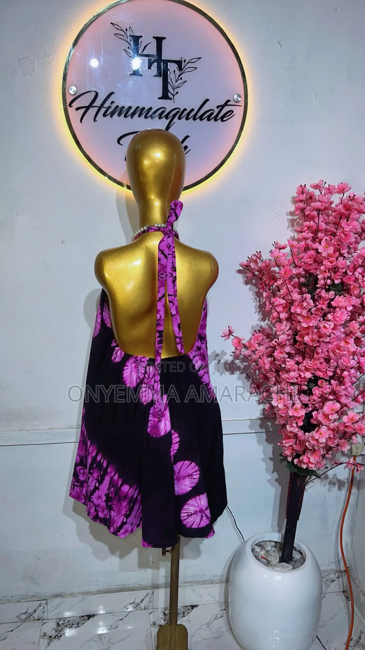 Backless Yanga Gown