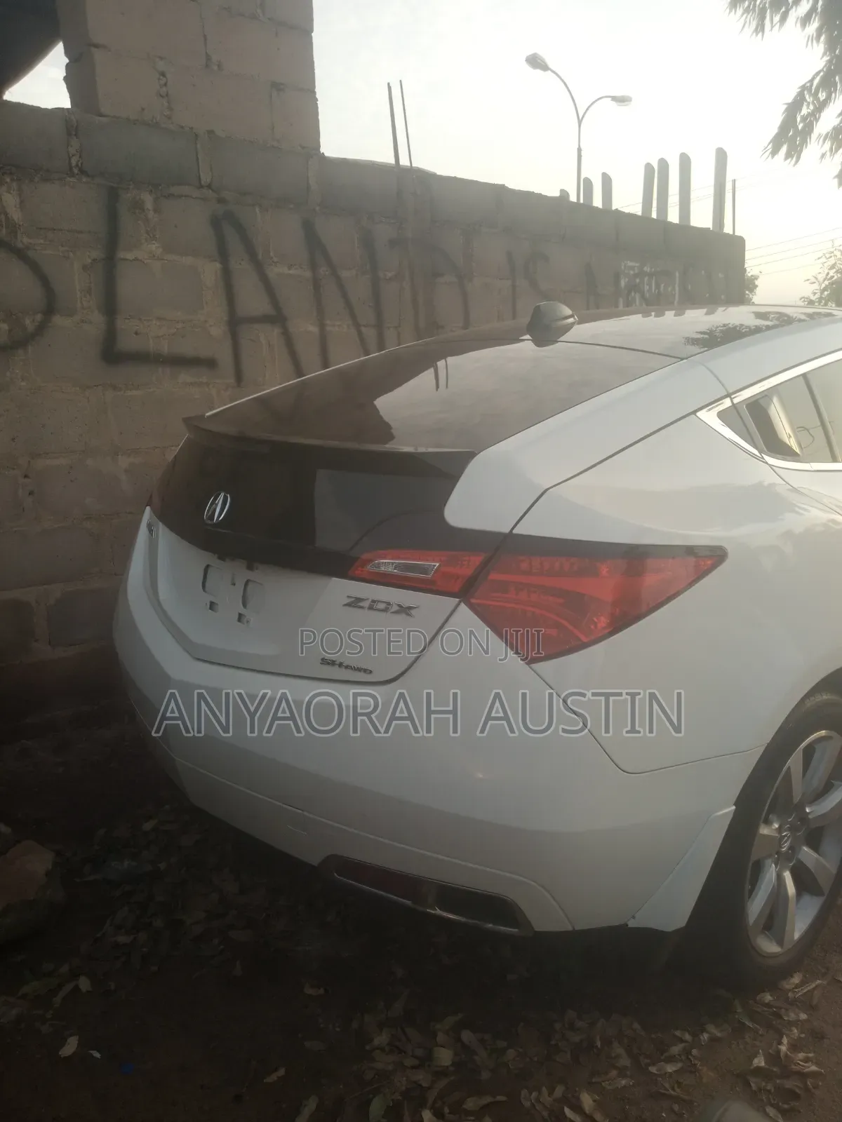 Acura ZDX Base AWD 2012 White