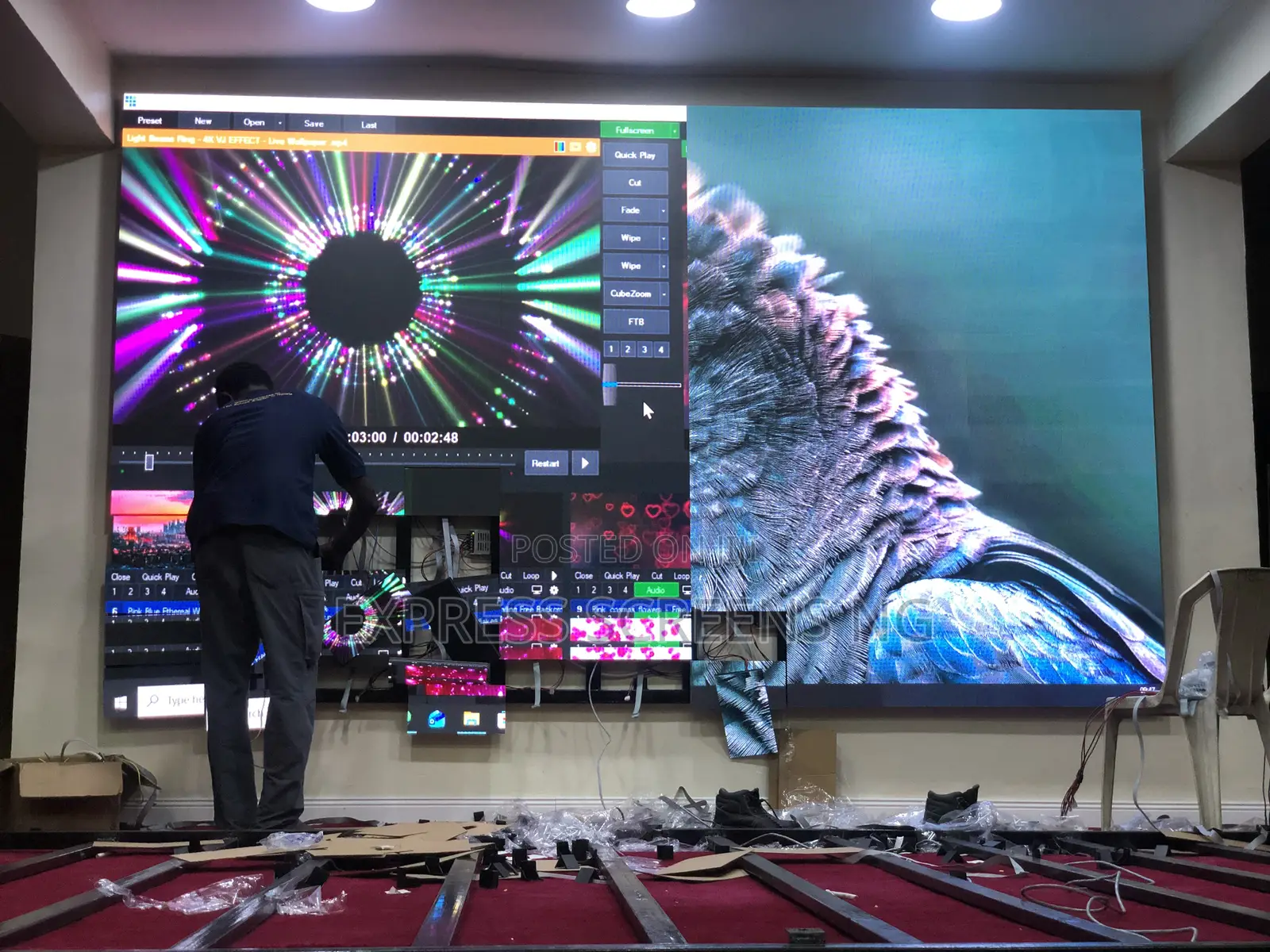 P1, P2, P2.5, P3, P4 Indoor and Outdoor Led Display Screens in Ph