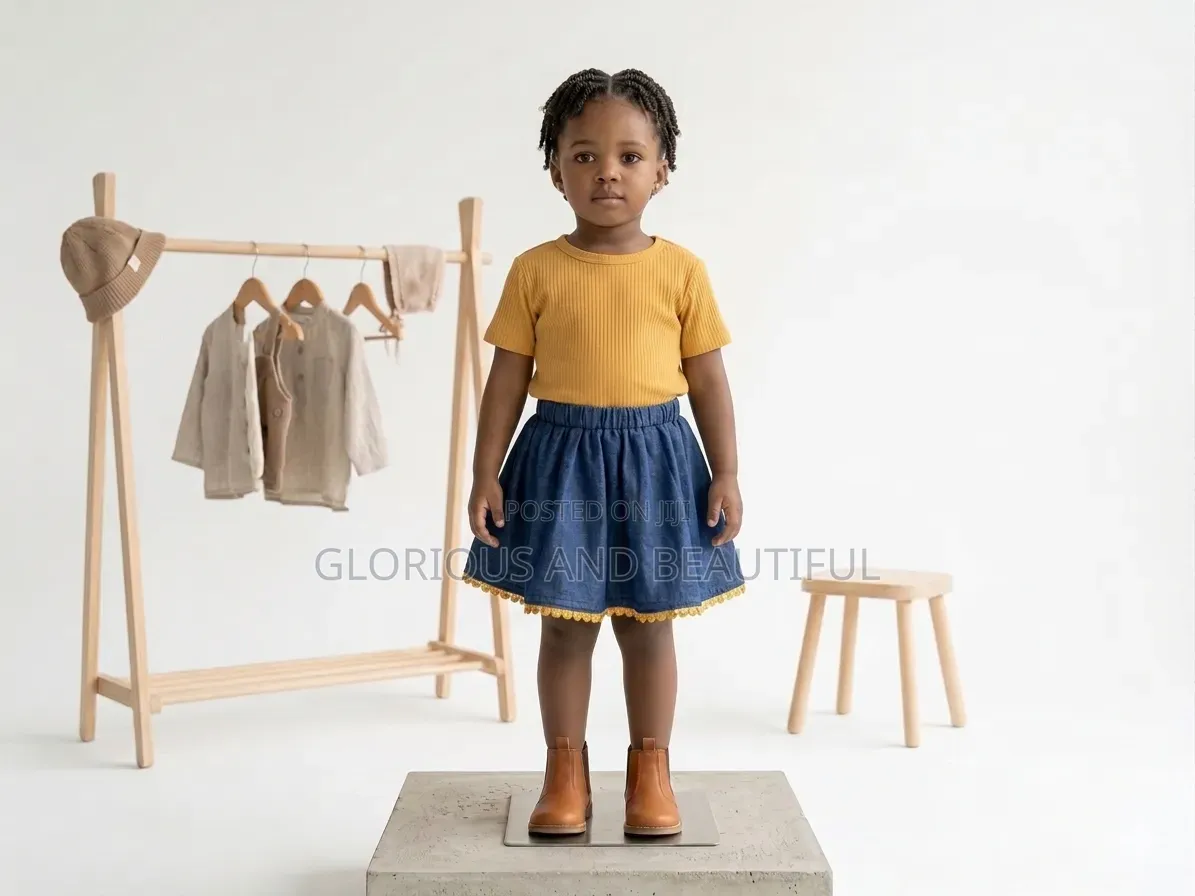 Kids Denim Skirt for 3 Years Old