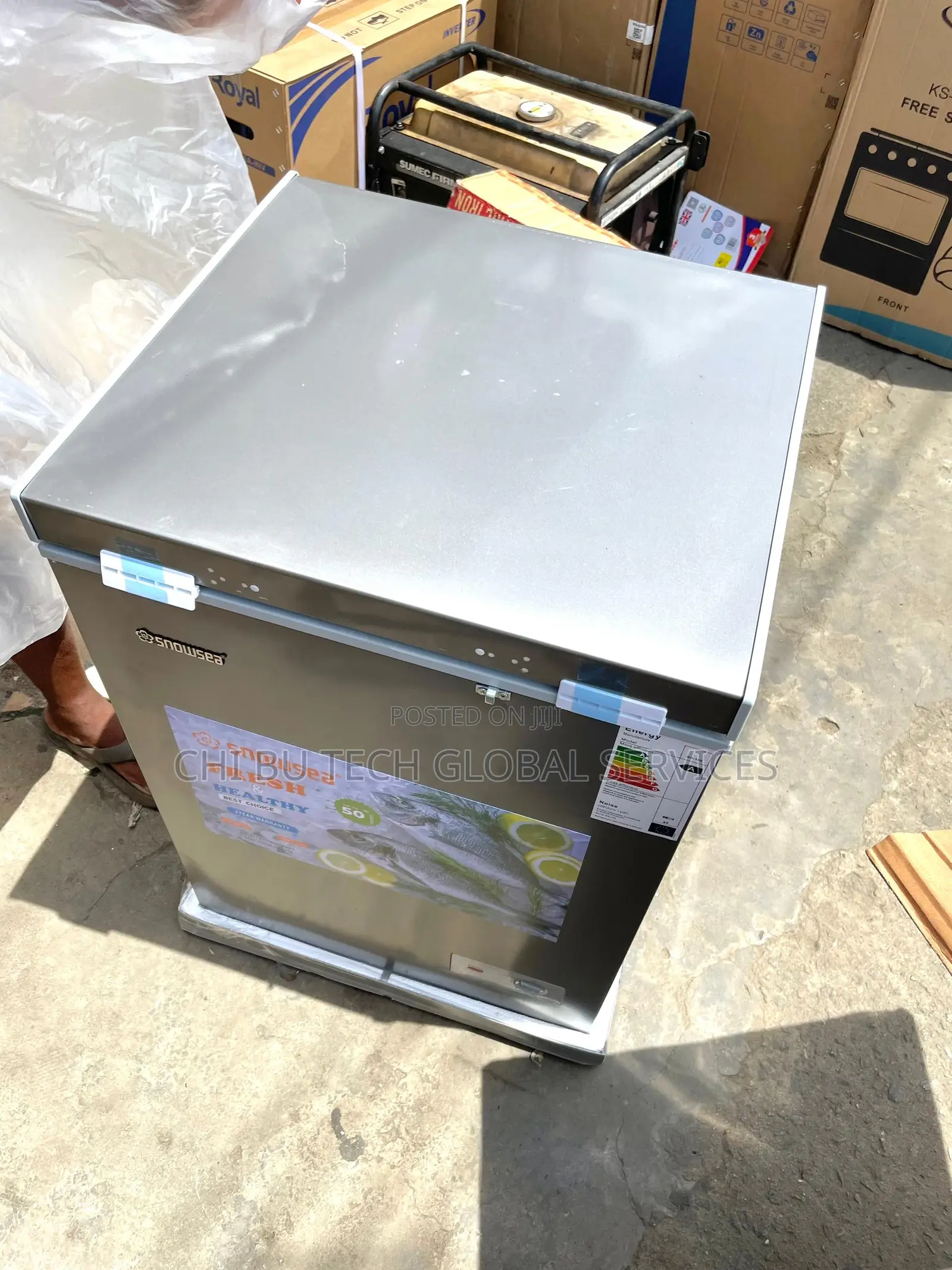 Snowsea Bd-158 Chest Freezer With Approximately 110l to 158l Capacity