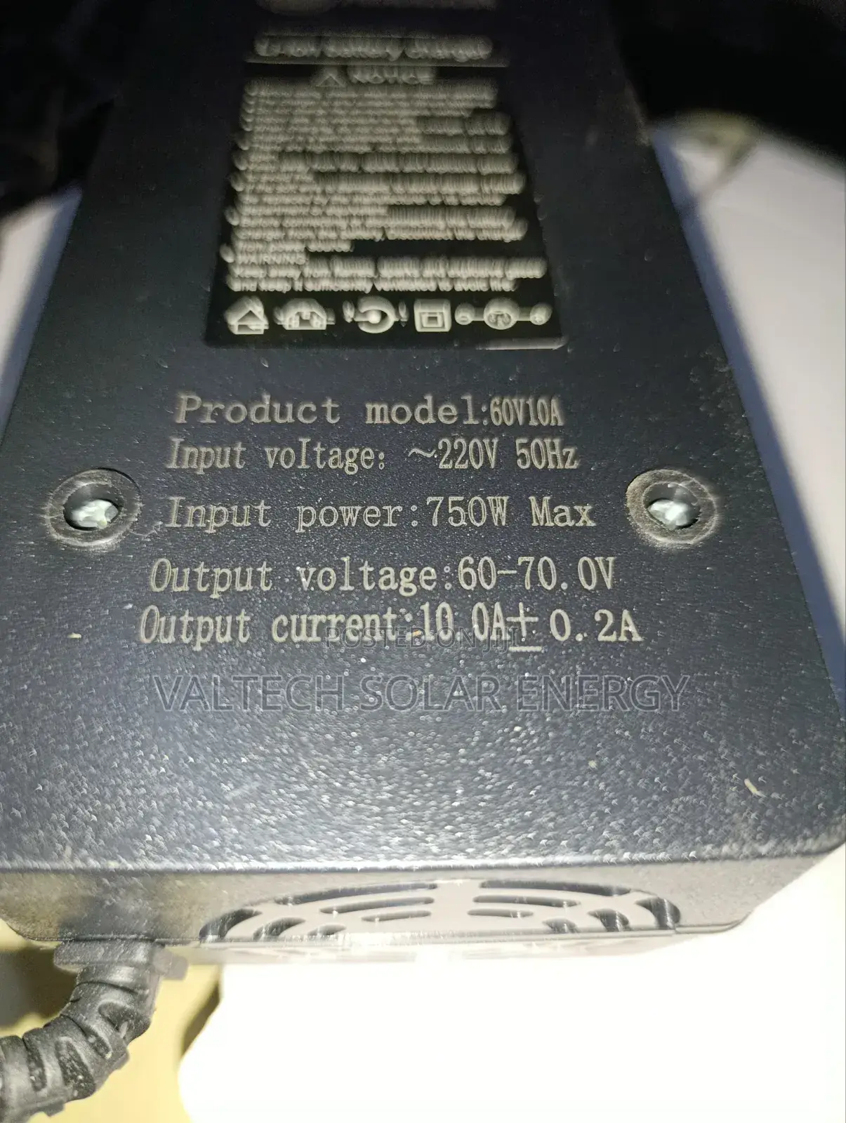 60v 10a Lithium Battery Smart Charger