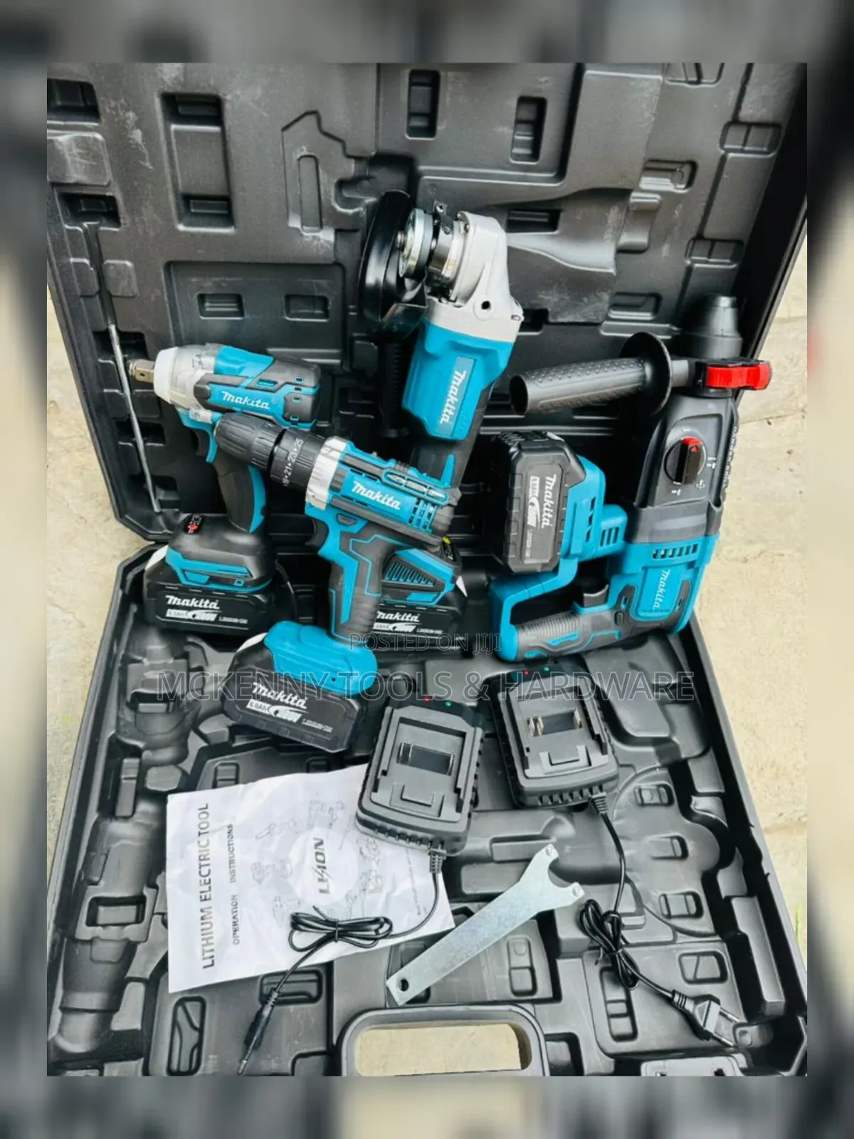 4-in-1 Cordless Power Tool Combo Kit