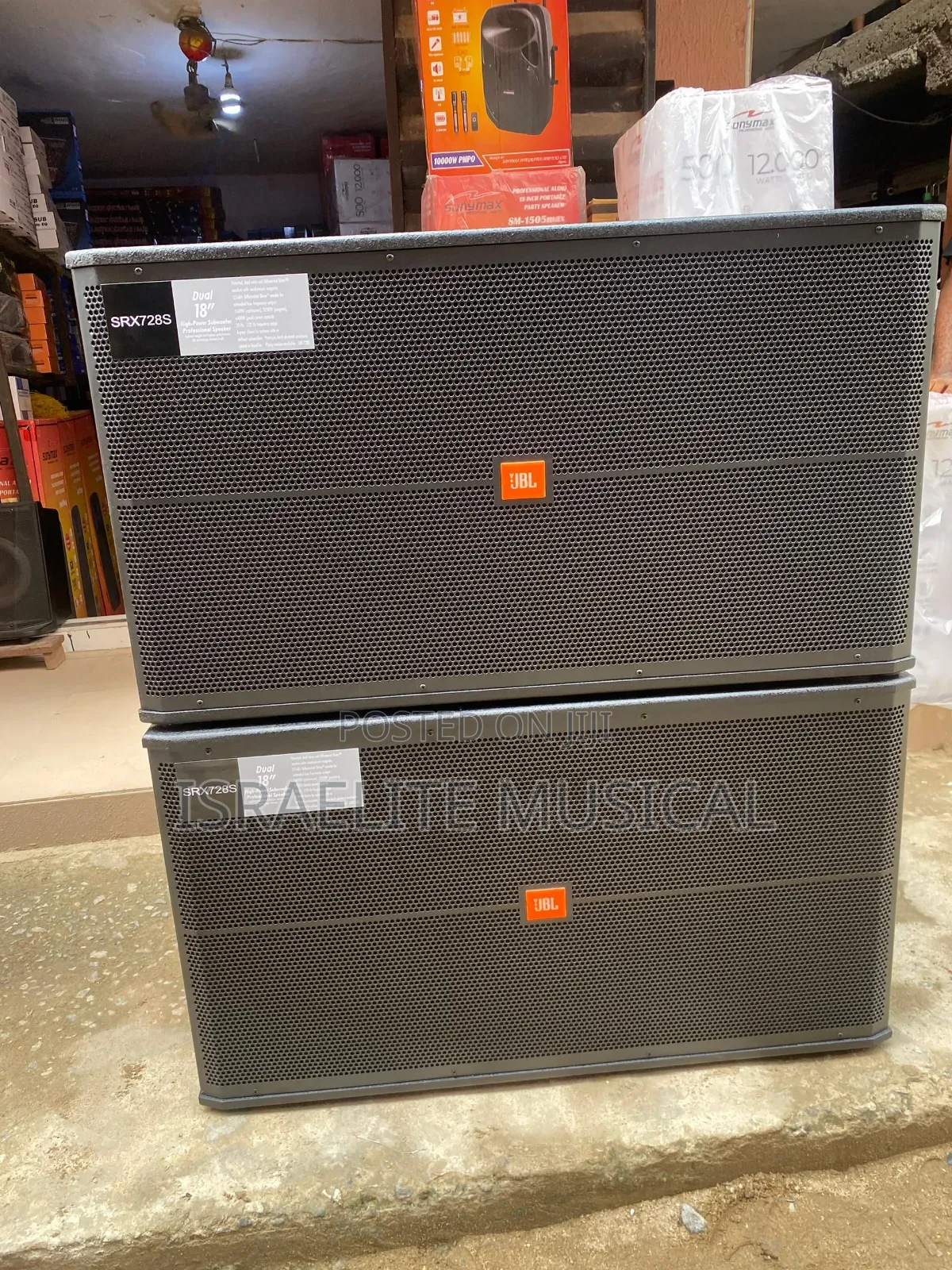Quality JBL Double Subwoofer Speaker's