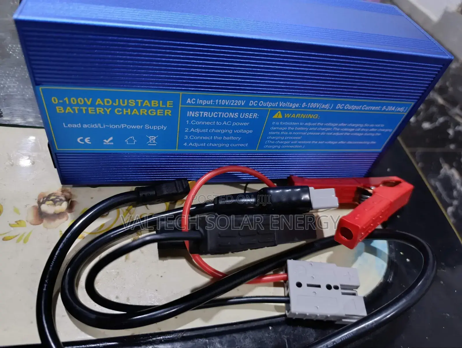 0v-100v 20a Adjustable Smart Battery Charger