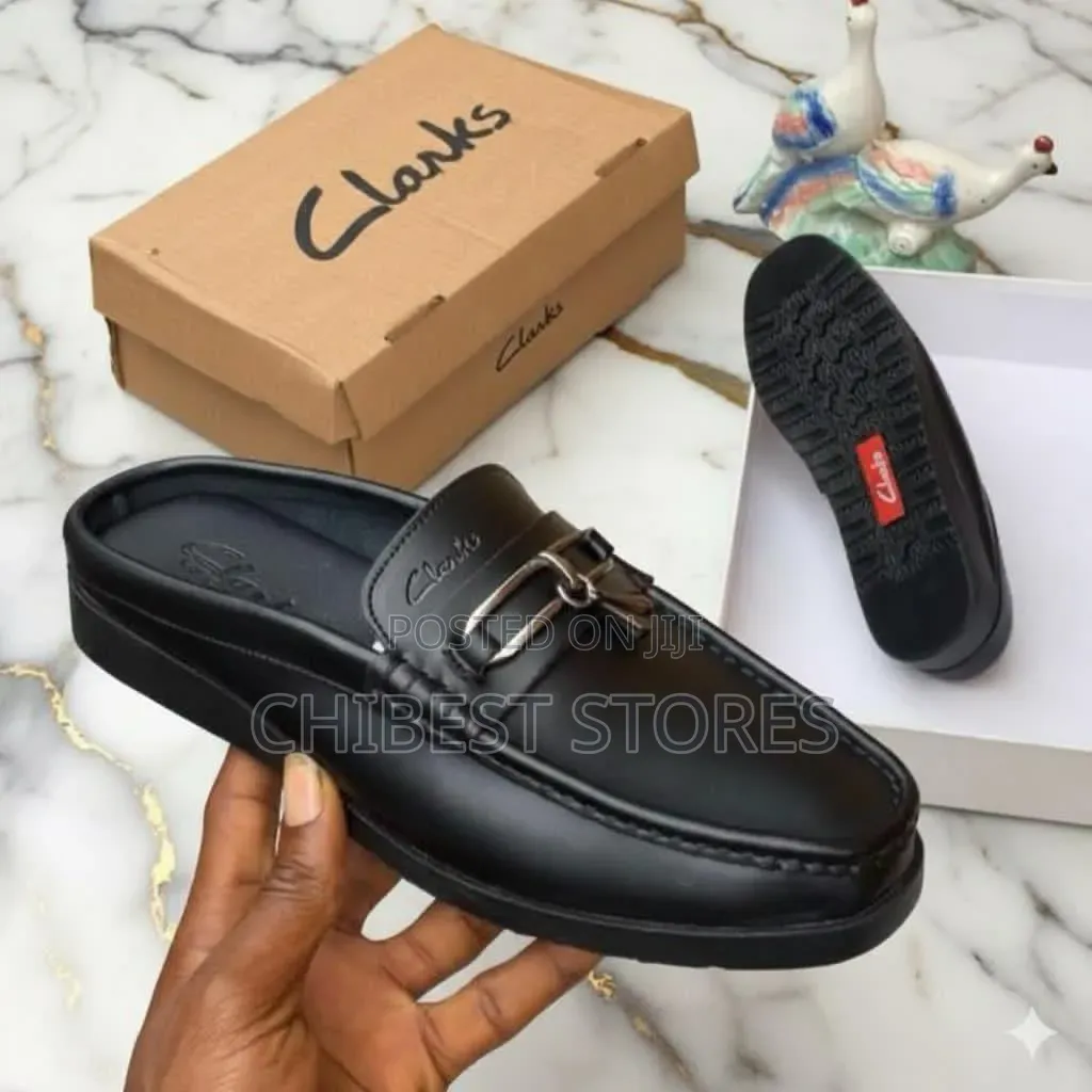 Leather Mens Half Shoe
