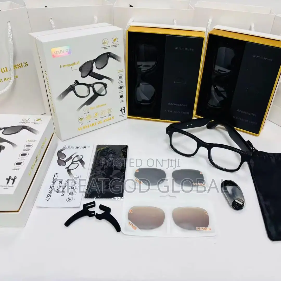 Aimb-G1 Ai Smart Glasses, 8mp Camera Bluetooth Audio Glasses, Chatgpt