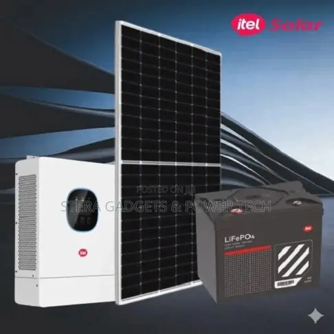 Itel 1.5kw Complete Off-Grid Solar System Setup (12v Starter Kit)