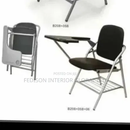 Training Chair /Foldable Chair With Writing Pad