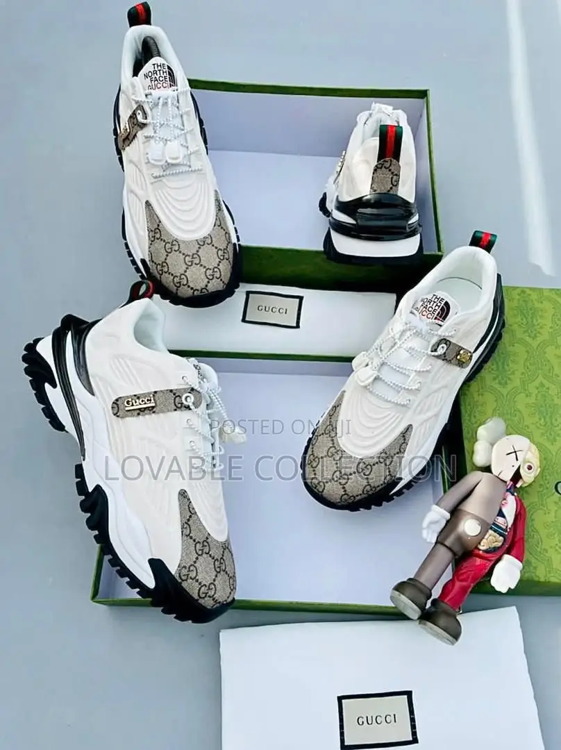 The North Face X Gucci Collaborative Edition Chunky Sneakers