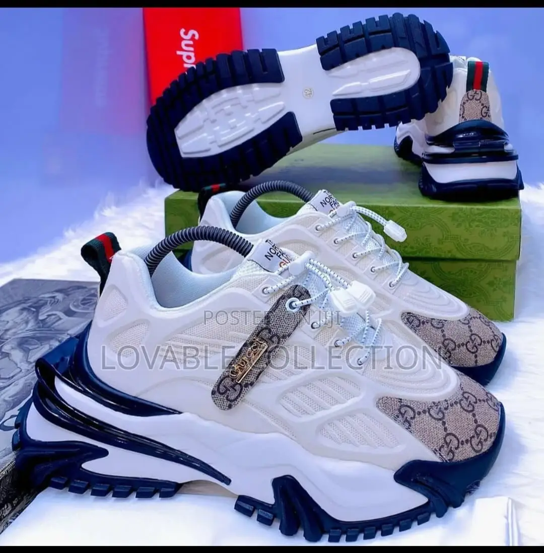 The North Face X Gucci Collaborative Edition Chunky Sneakers