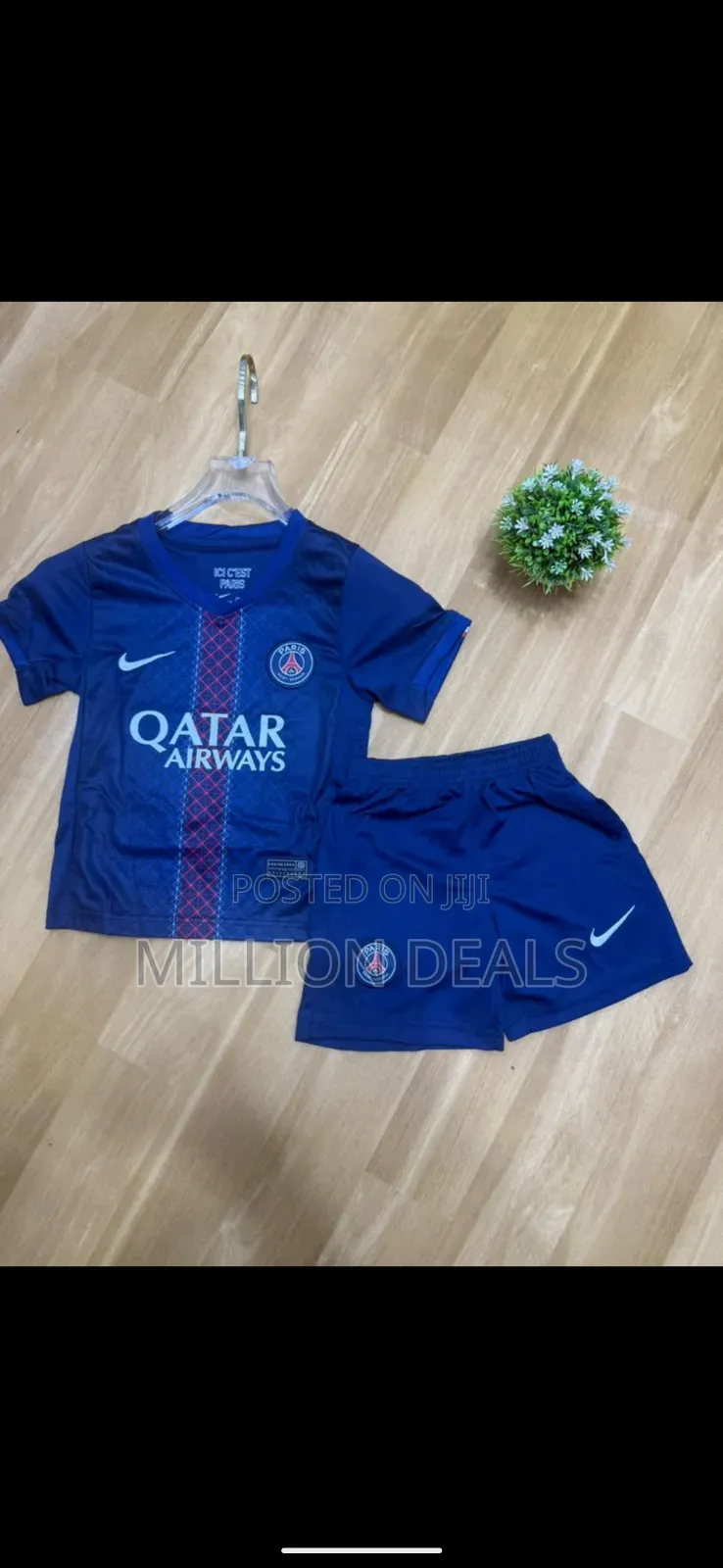 Kids 2 Pieces Club Jersey Clothes Ages 1 - 15yrs