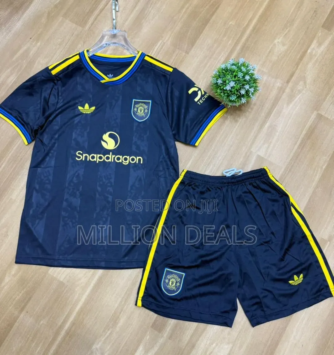 Kids 2 Pieces Club Jersey Clothes Ages 1 - 15yrs