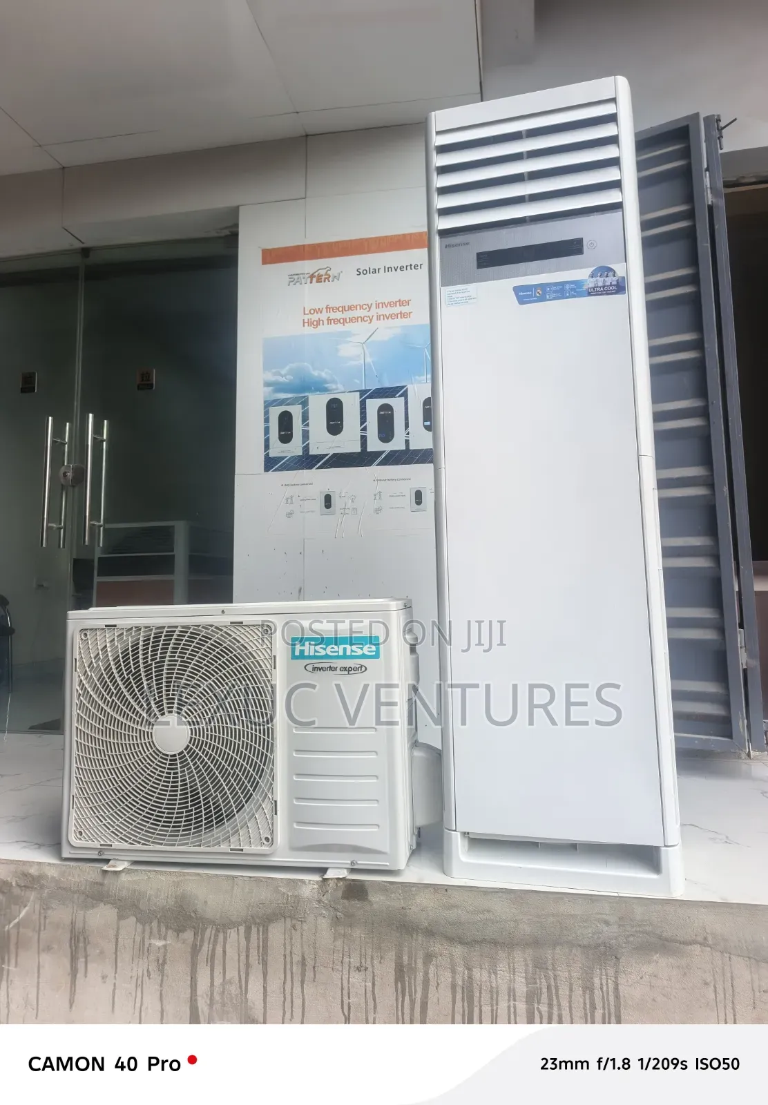 Hisense Nearly Used Inverter 2hp Floor Standing Ac Tested Working