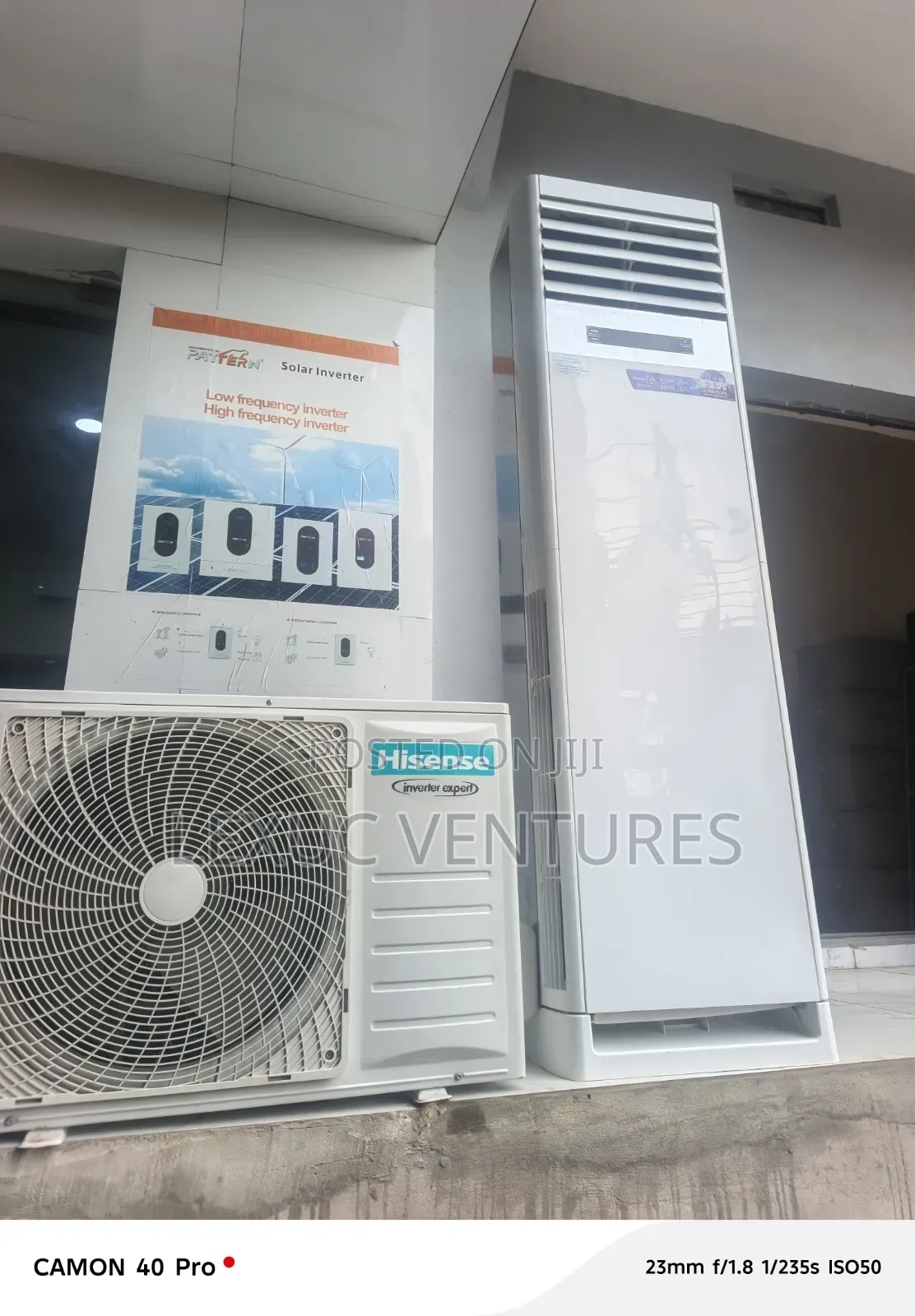 Hisense Nearly Used Inverter 2hp Floor Standing Ac Tested Working