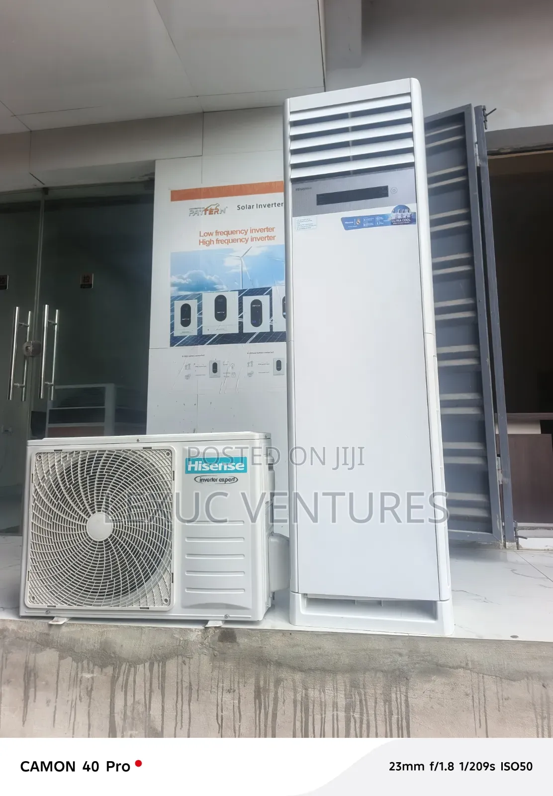 Hisense Nearly Used Inverter 2hp Floor Standing Ac Tested Working