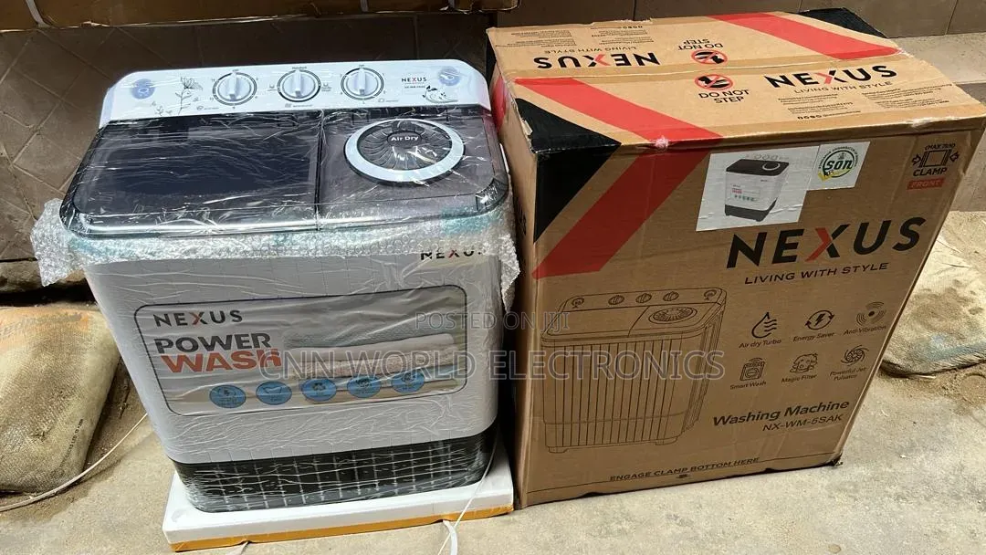 Brand New Nexus 5.5kg Twin Tub Anti-Rust Body Wash and Spinning 1year