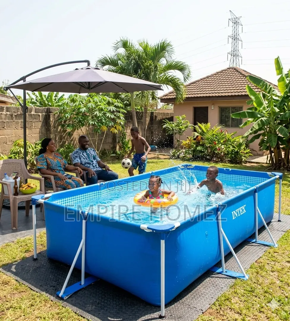 Intex 9x6: The Perfect Backyard Staycation Pool.