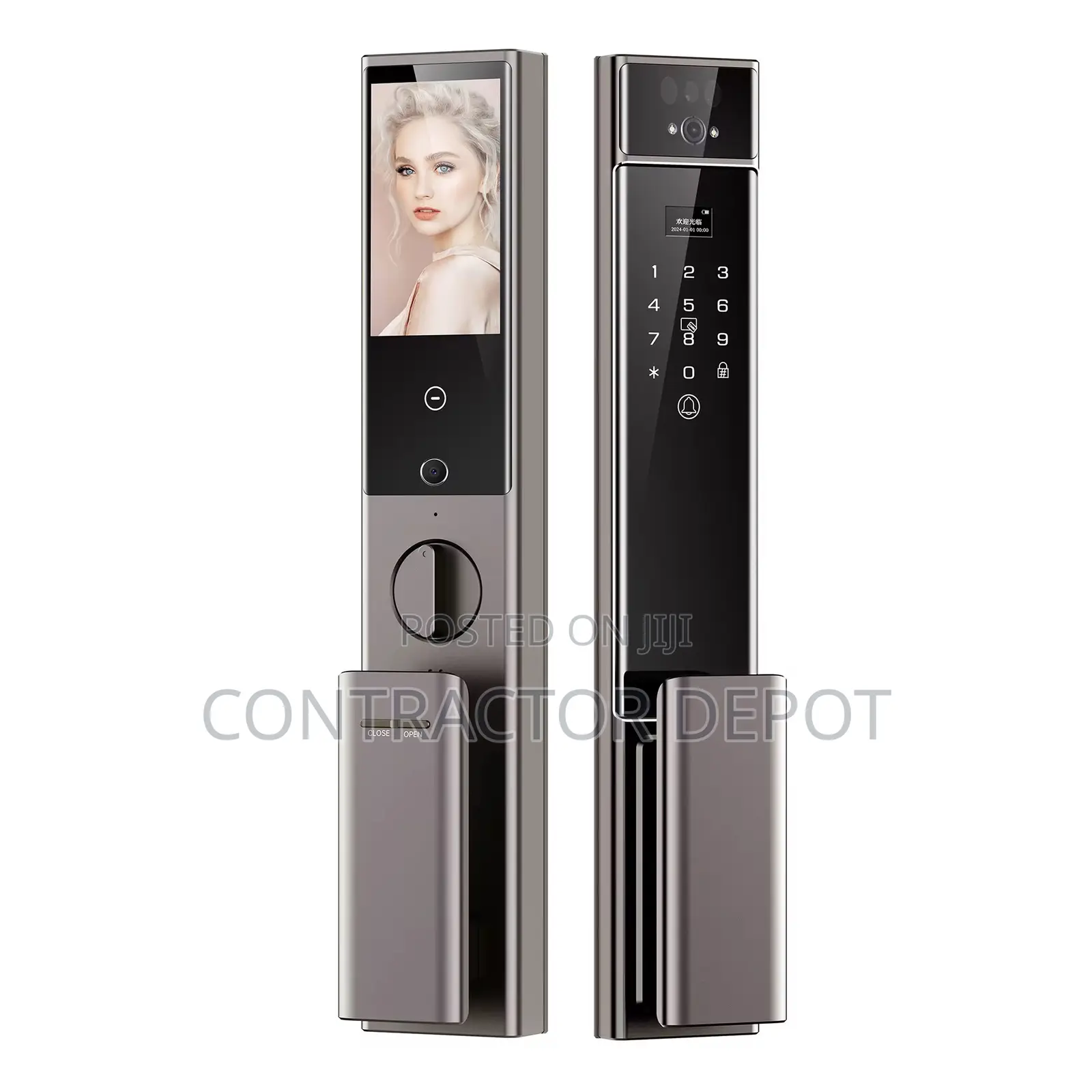 2026 Quality Al Smart Lock CNC Material Realtime Intercom Surveillance