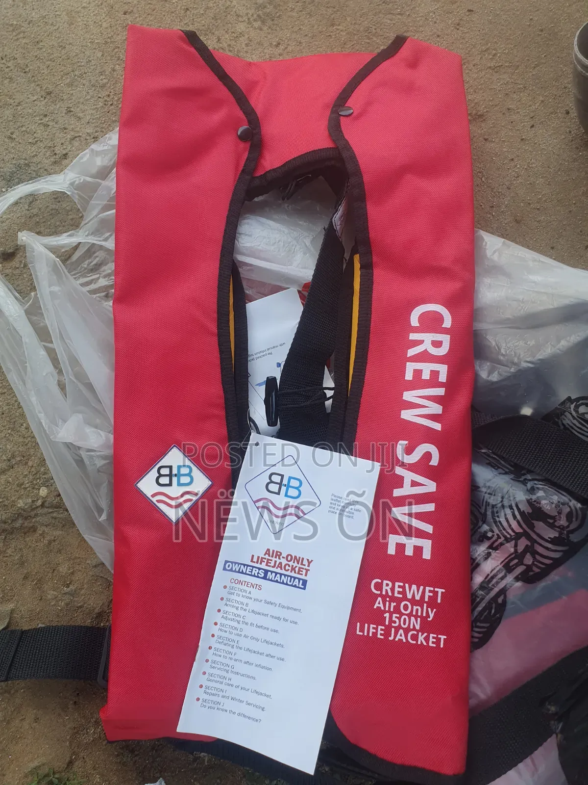 Crew Save Automatic Life Jacket.