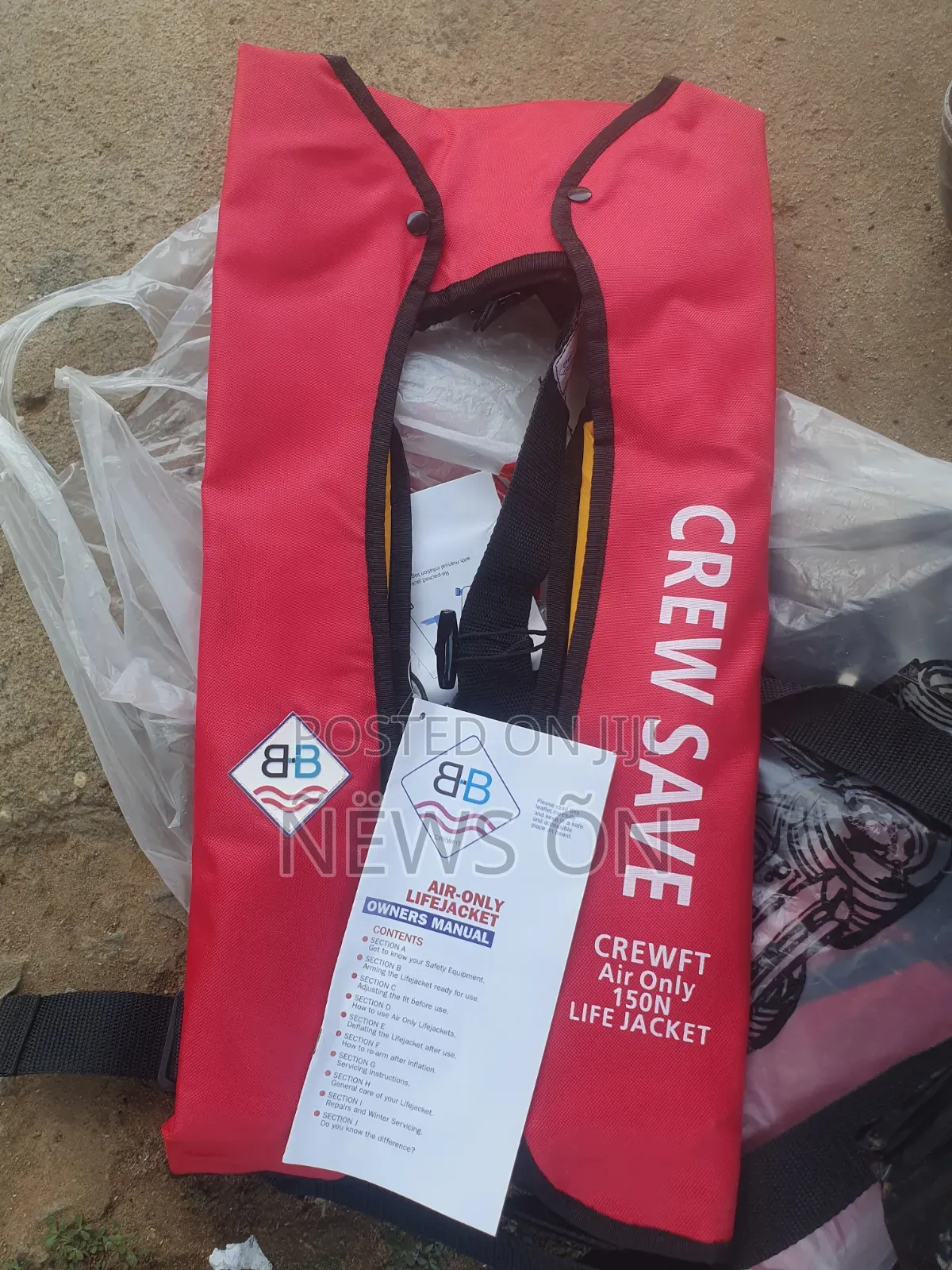 Crew Save Automatic Life Jacket.