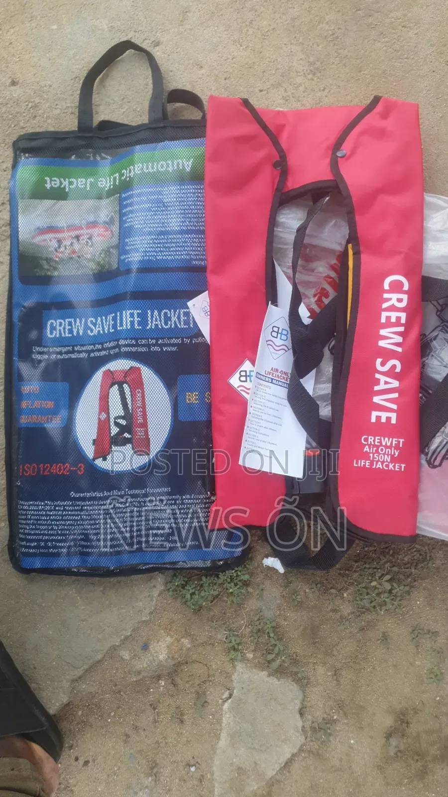 Crew Save Automatic Life Jacket.