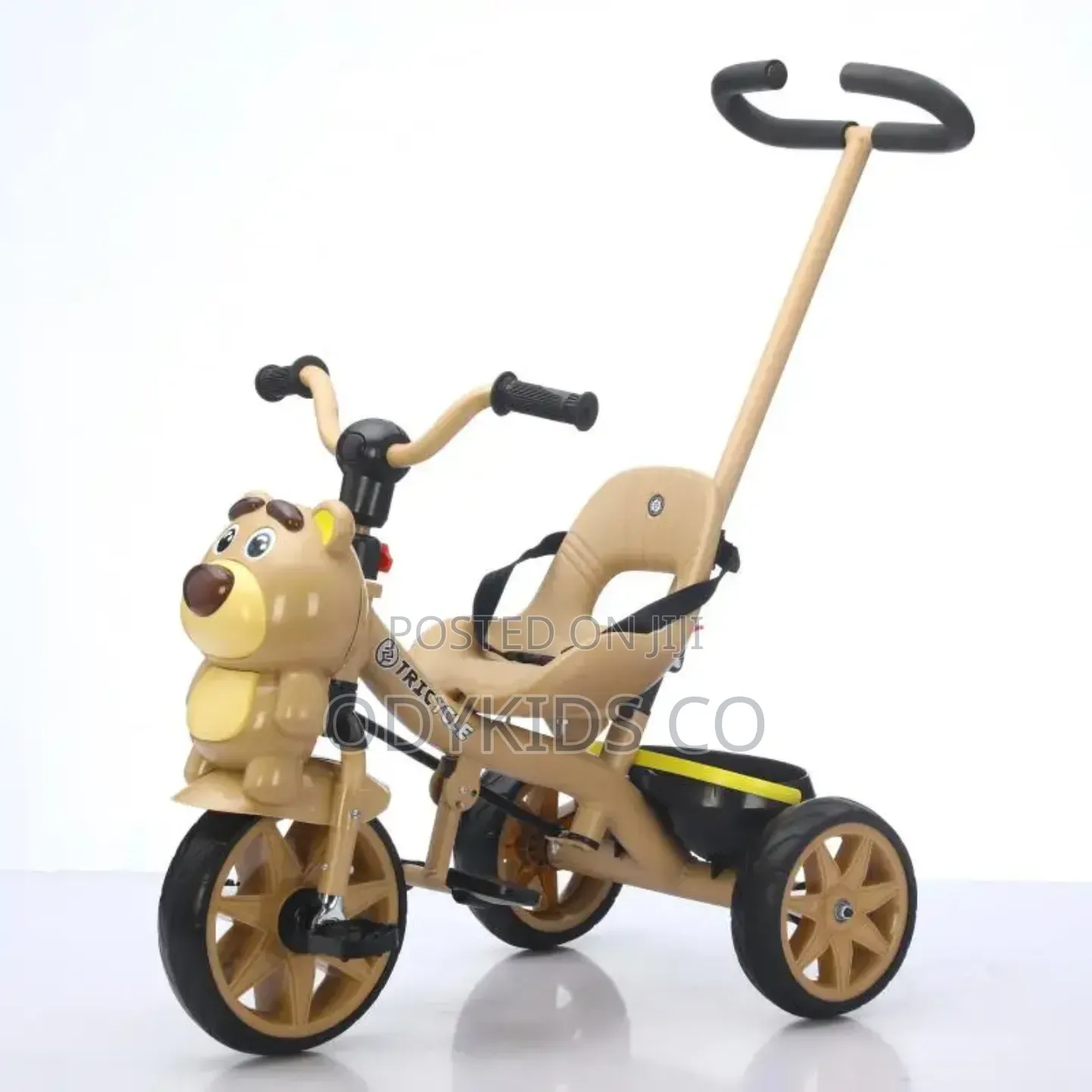 Bear Tricycle With Pushbar For Age 7months To 4 Years