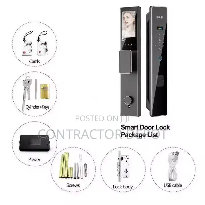 CNC Carved European Style Villa Intelligent Ip Active Electronic Lock