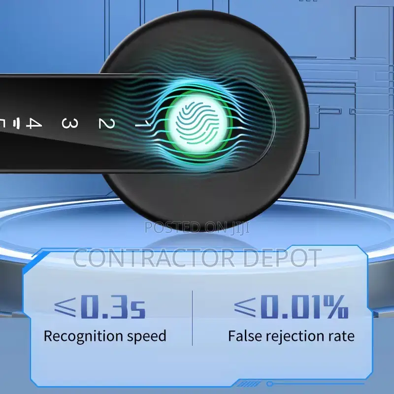 Fingerprint Door Lock Tuya Smart Home Security