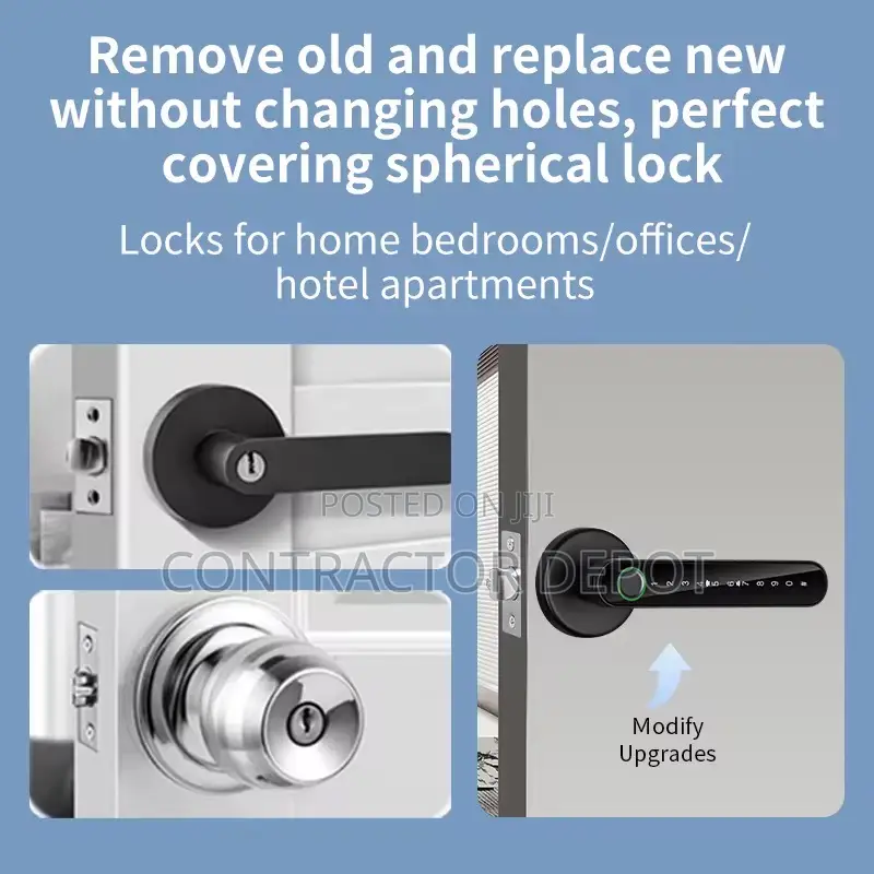 Fingerprint Door Lock Tuya Smart Home Security